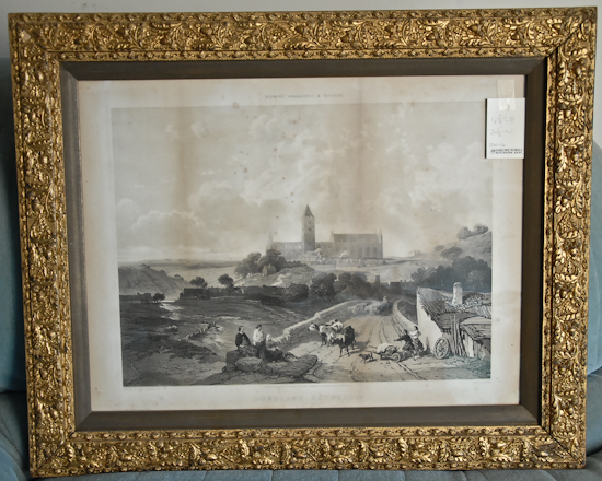 Appraisal: Print of Dunblane Cathedral From a Painting by David Roberts