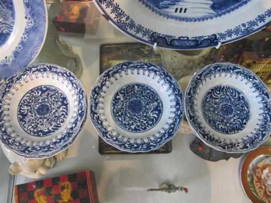 Appraisal: SET OF SIX CHINESE KANGXI PERIOD - BLUE AND WHITE