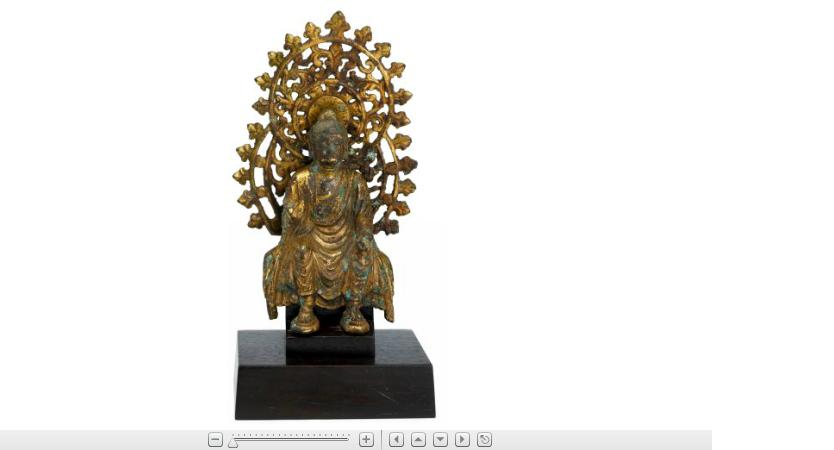 Appraisal: Chinese gilt bronze seated Buddhatang dynasty