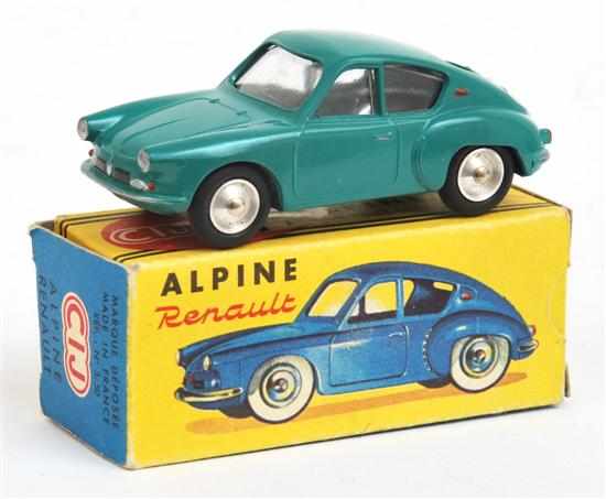 Appraisal: CIJ RENAULT ALPINE TYPE MILLE MILES French sea green spun