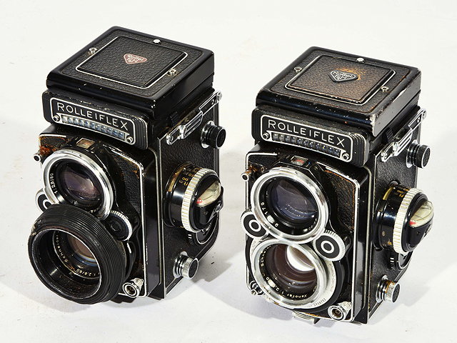 Appraisal: TWO ROLLEI WERKE FRANKE HEIDECKE ROLLEIFLEX CAMERAS