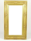 Appraisal: MIRROR - Overmantel gold leaf mirror circa H x W