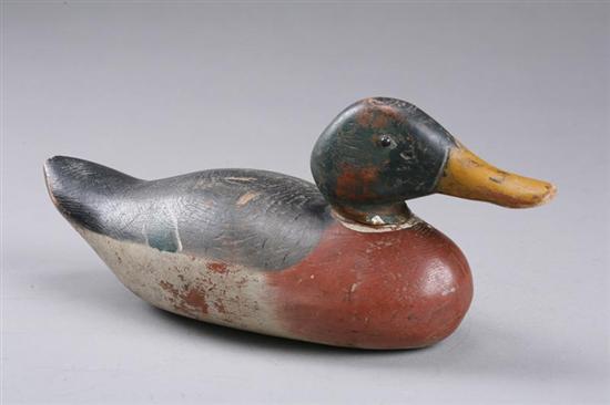 Appraisal: MALLARD DECOY Dodge Decoy Factory Detroit Michigan ca wood Working