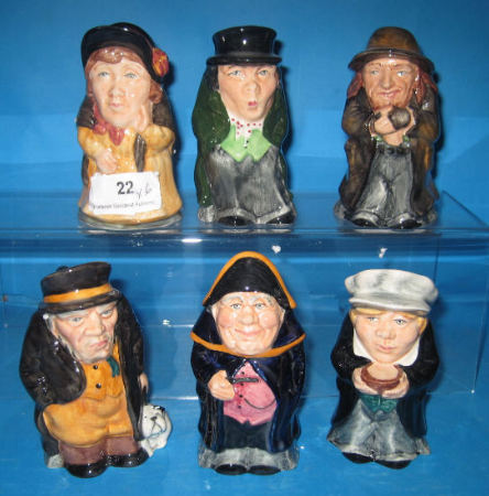 Appraisal: Set of Bairstow Manor Dickens Character Jugs to include Nancy