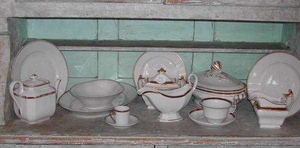 Appraisal: Fifty-One-Piece Collection of Porcelain Dinnerware consisting of an eighteen-piece C