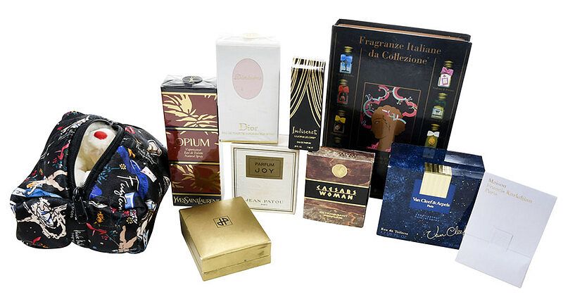 Appraisal: Ten Perfumes in Original Boxes assorted group of contemporary perfumes