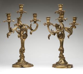 Appraisal: A pair of Louis XV Late th century each bearing