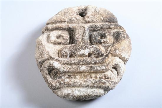 Appraisal: CHAVIN VOLCANIC STONE HEAD OF MAN circa B C -