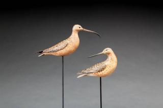 Appraisal: Miniature Curlew Pair Eddie Wozny b Cambridge MD and in