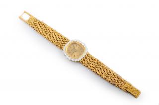 Appraisal: A Ladies Gold Diamond Watch by Patek Philippe Designed by