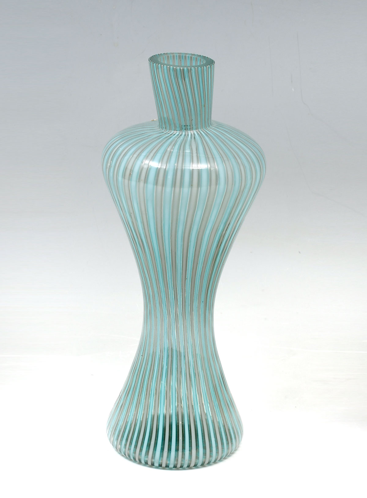 Appraisal: MURANO PINCHED ART GLASS VASE Murano art glass pinched vase