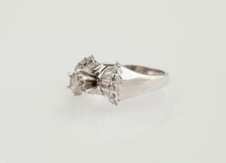 Appraisal: Lady's K White Gold Dinner Ring with a prong se