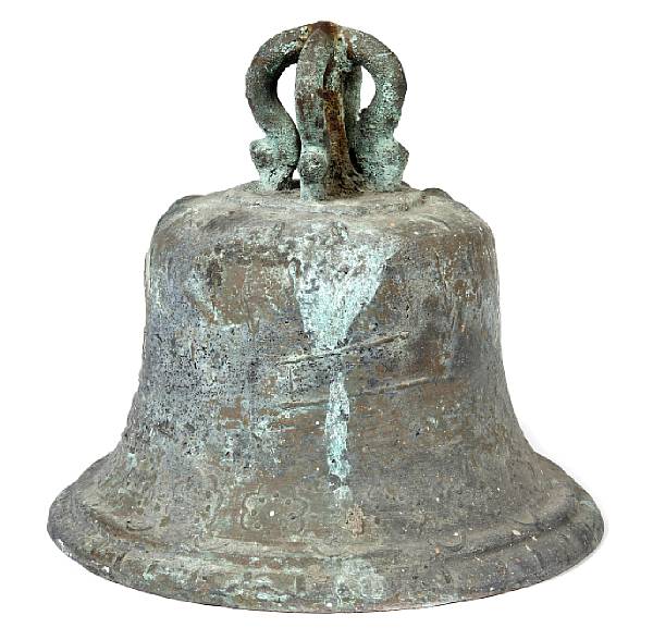 Appraisal: A bronze mission bell height in diameter in