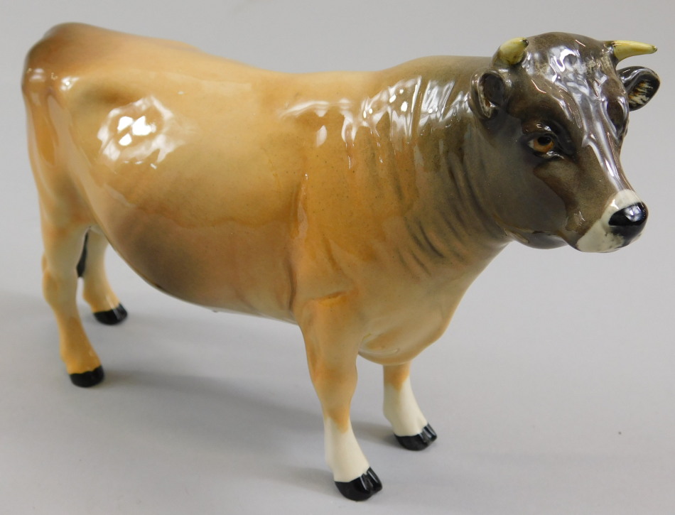 Appraisal: A Beswick Jersey Bull or Champion Coy Boy gloss model