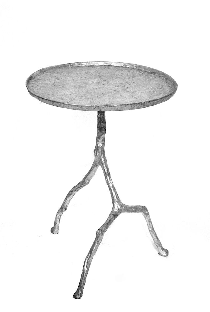 Appraisal: Arteriors Forest Park Modern Iron Side Table Arteriors Forest Park