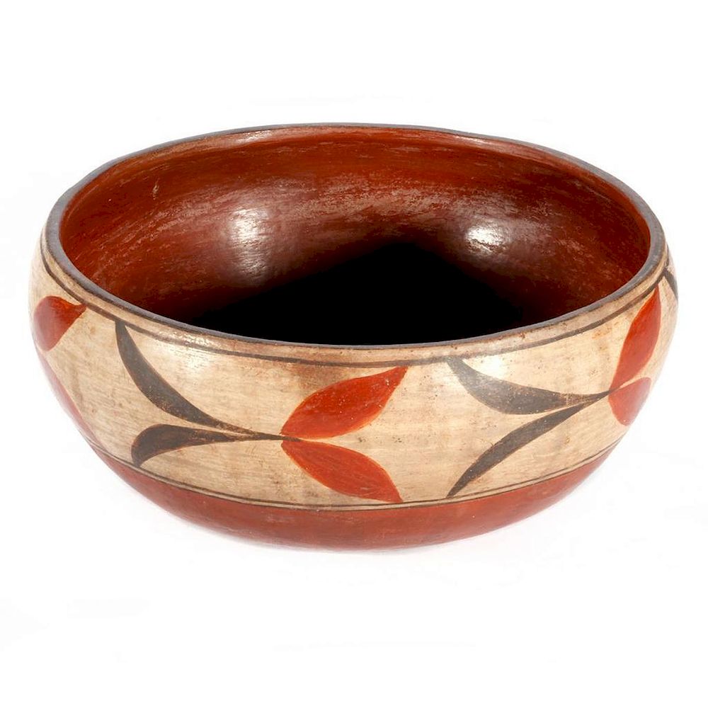 Appraisal: A Zia Polychrome Bowl ex-Bonhams Height in Diameter in