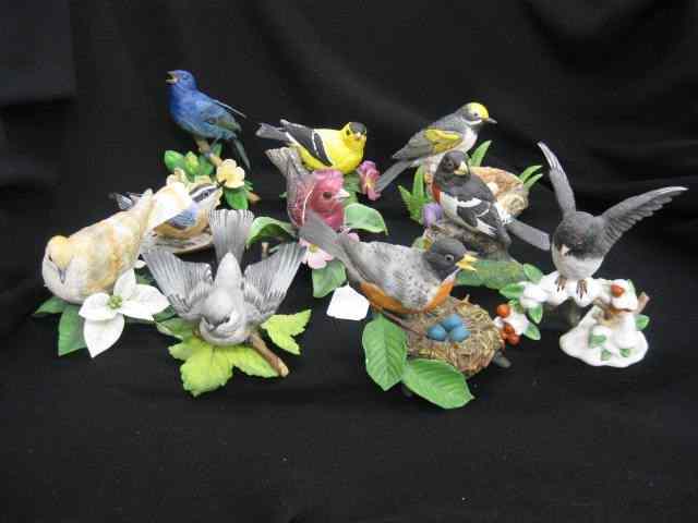 Appraisal: Collection of Lenox Porcelain Bird Figurines all different '' to