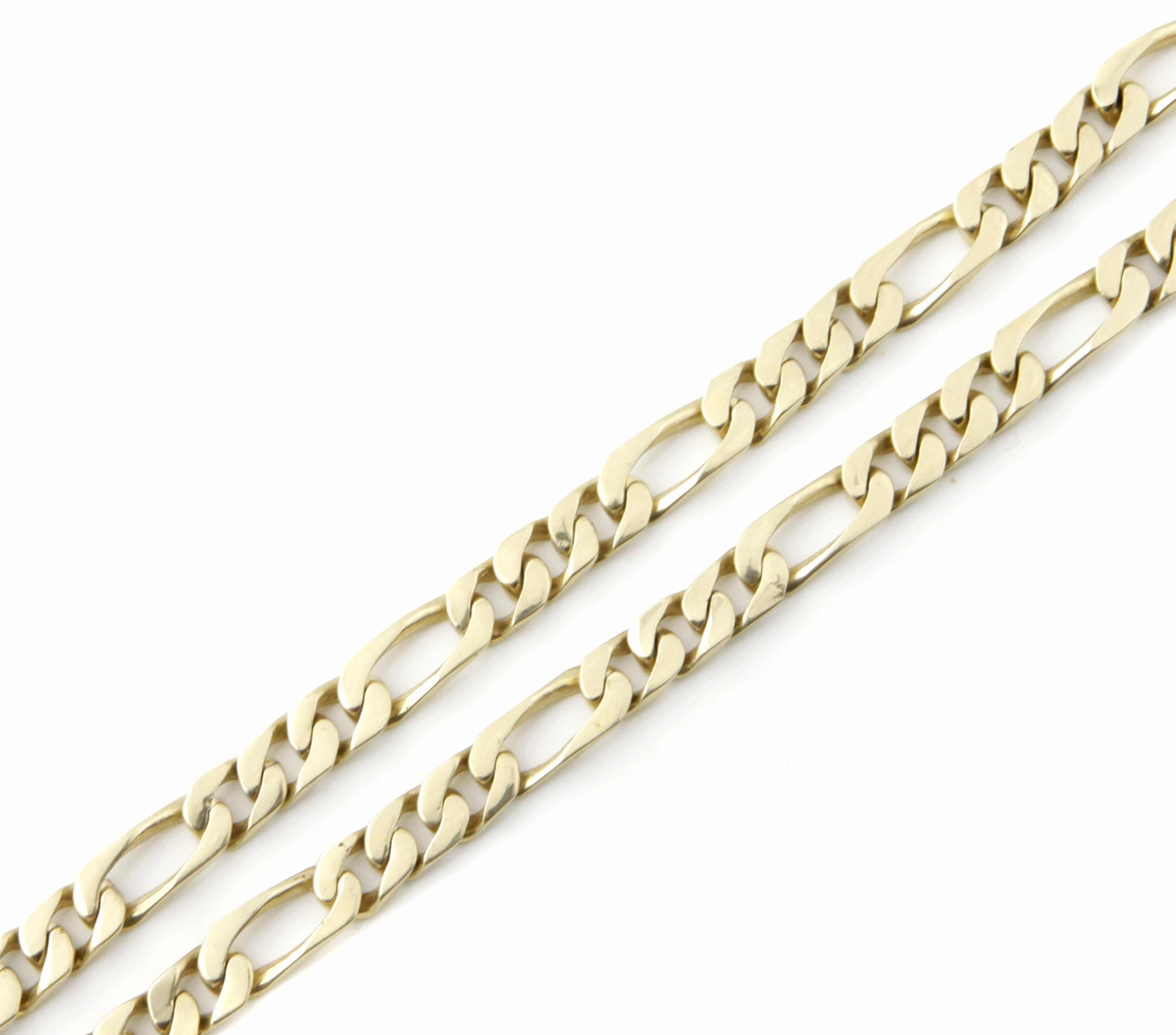 Appraisal: A k gold link chain length in g