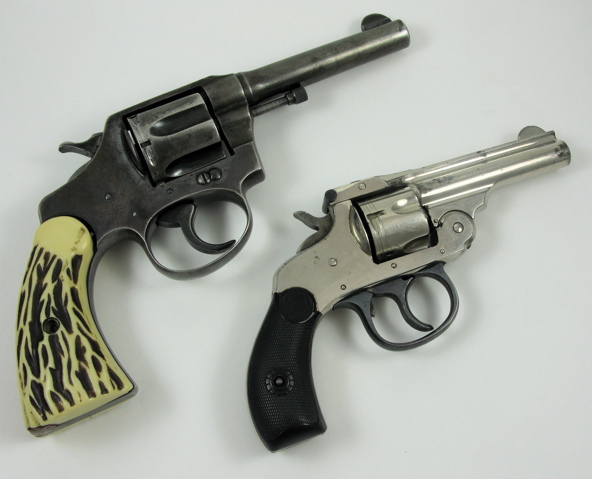 Appraisal: LOT OF TWO DOUBLE ACTION REVOLVERS Colt Police Positive S