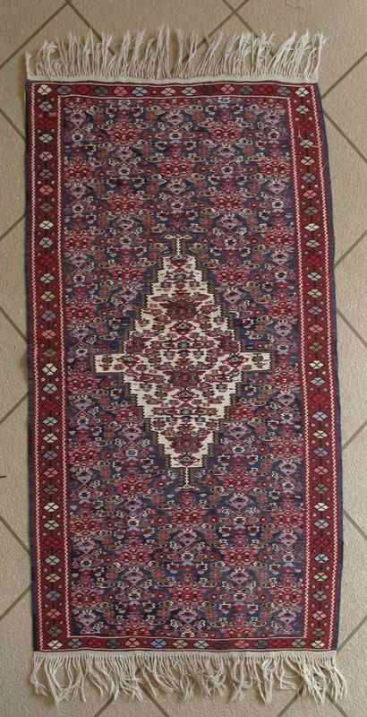 Appraisal: MODERN PERSIAN SENNA KILIM HAND WOVEN WOOL RUG ' ''