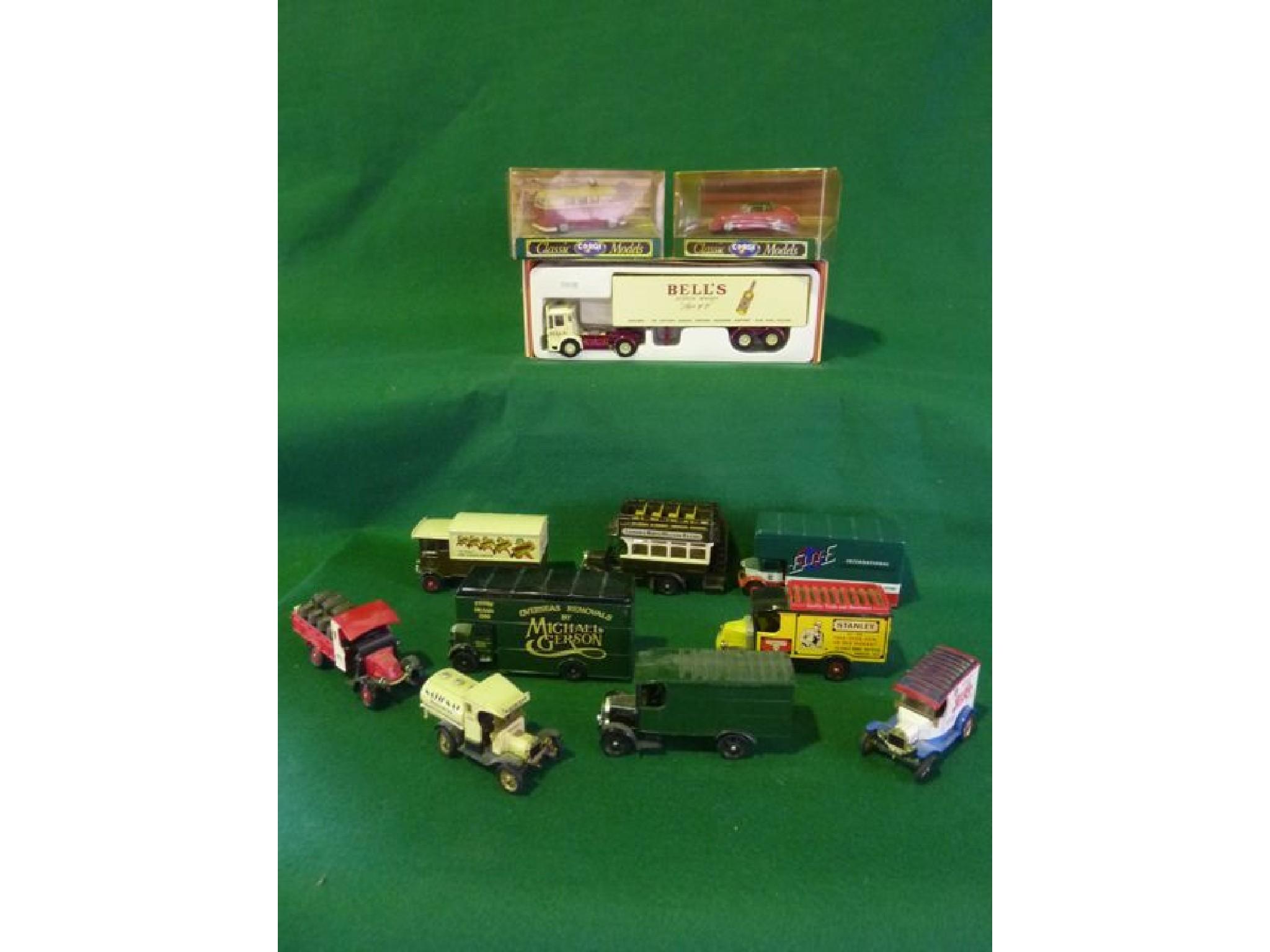 Appraisal: A collection of Corgi classics and other model vehicles including