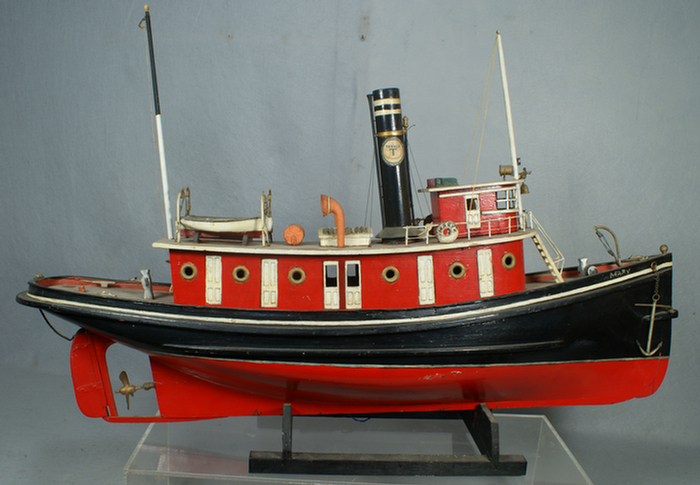 Appraisal: Texaco steam work boat Mary painted red black and white