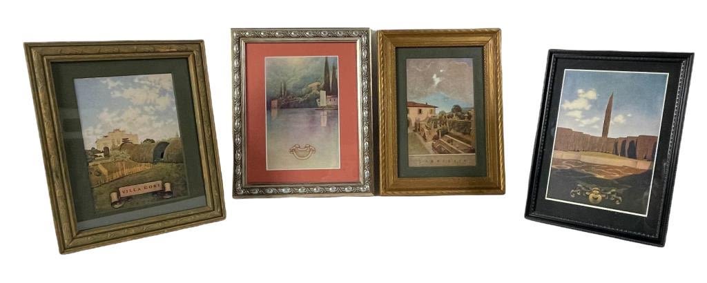 Appraisal: Antique Maxfield Parrish PrintsLargest Frame x