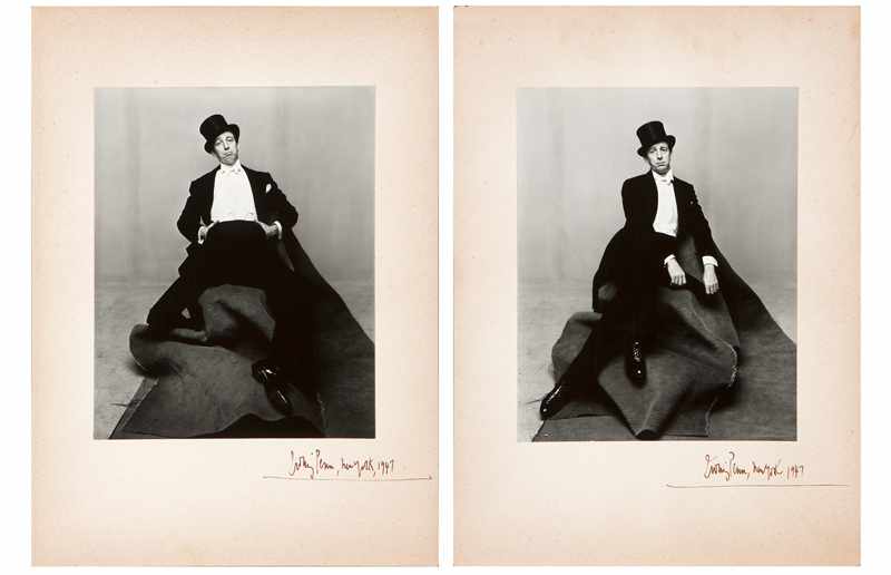 Appraisal: Ray Bolger New York Two works each gelatin silver print