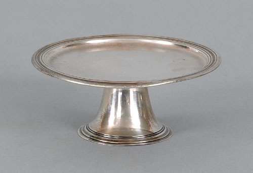 Appraisal: Small Tiffany Co sterling silver footed compote ozt h w