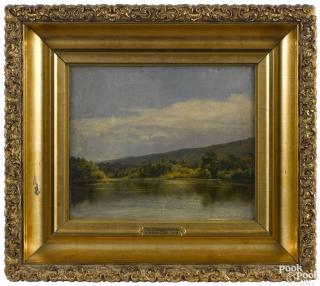 Appraisal: Thomas Worthington Whittredge American - oil on paper mounted on