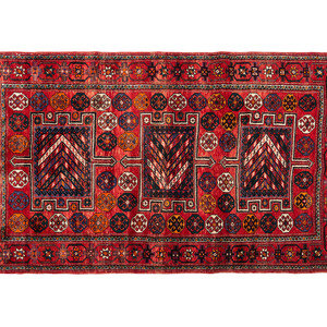 Appraisal: A Turkish Wool Rug th Century feet inches x feet