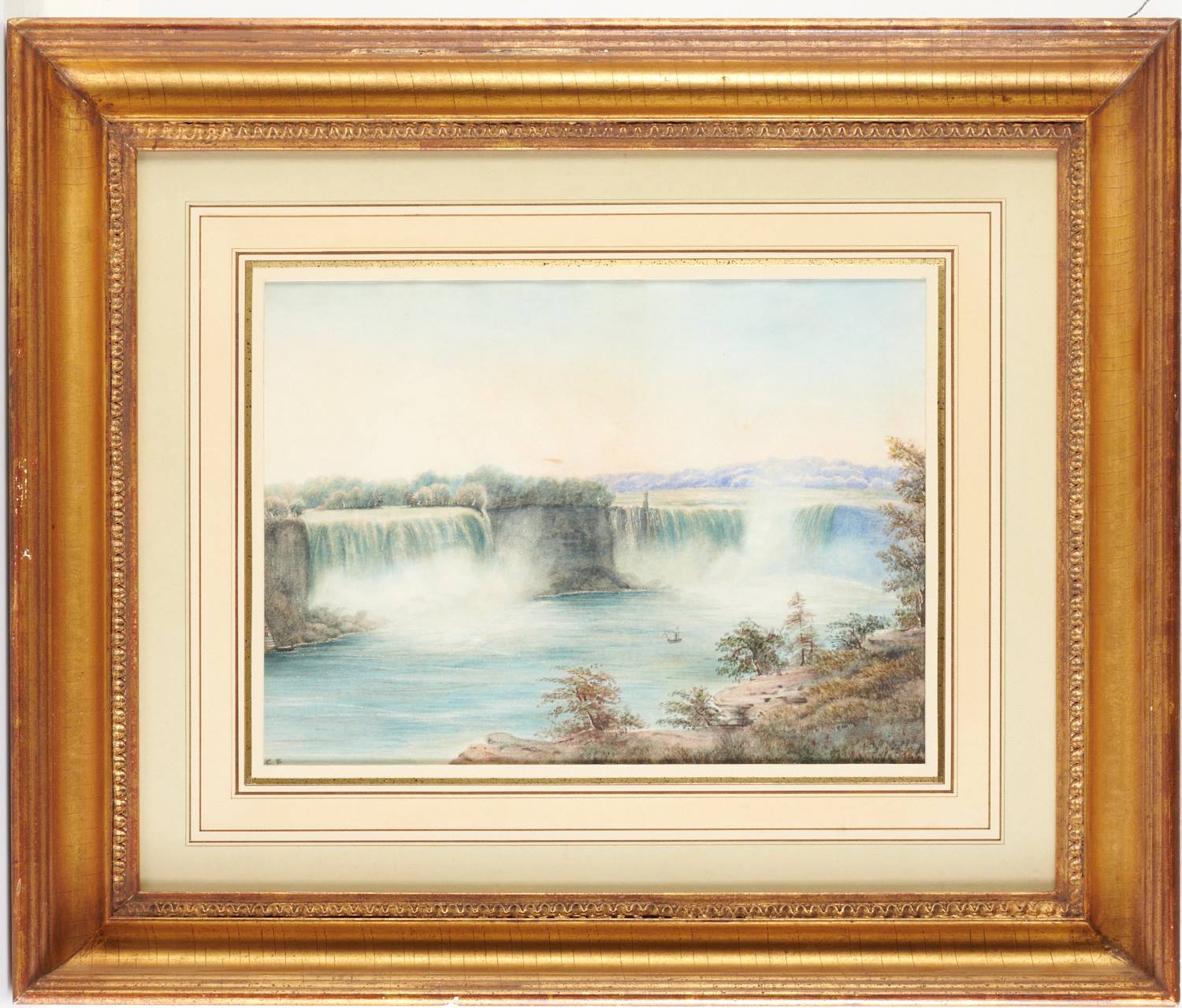 Appraisal: AMERICAN SCHOOL NIAGARA FALLS PAINTING American School th th c