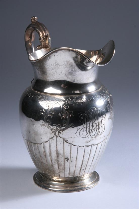 Appraisal: J E CALDWELL CO STERLING SILVER WATER PITCHER th century