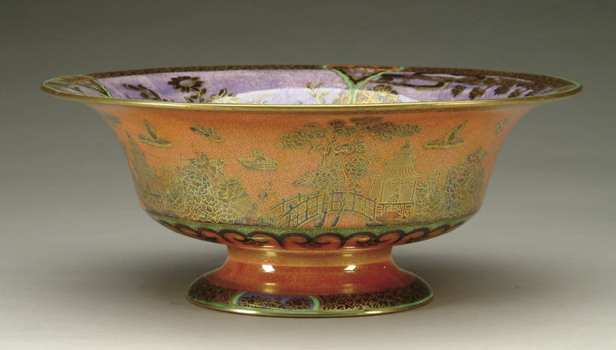 Appraisal: WEDGWOOD FAIRYLAND LUSTRE BOWL Wonderful Fairyland Lustre Daventry bowl has