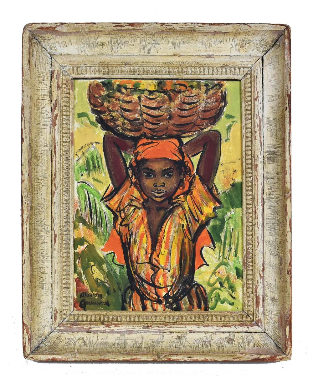 Appraisal: MARION GREENWOOD AMERICAN - Haitian Child Signed l l the