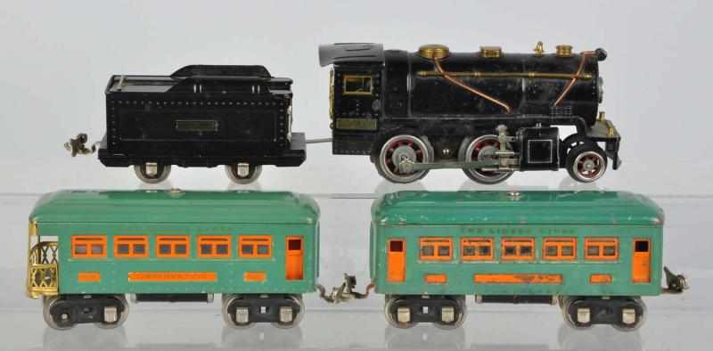 Appraisal: Lionel O-Gauge No Train Set Pre-war Includes no steam-type locomotive