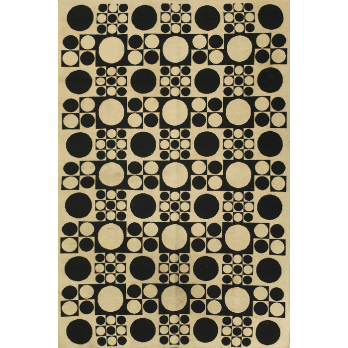 Appraisal: Verner Panton Geometri rug tapestry