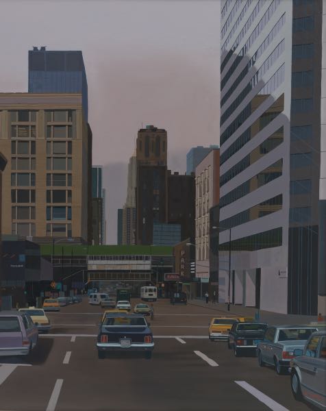 Appraisal: JON MCDONALD AMERICAN CONTEMPORARY x Chicago Oil on canvas signed