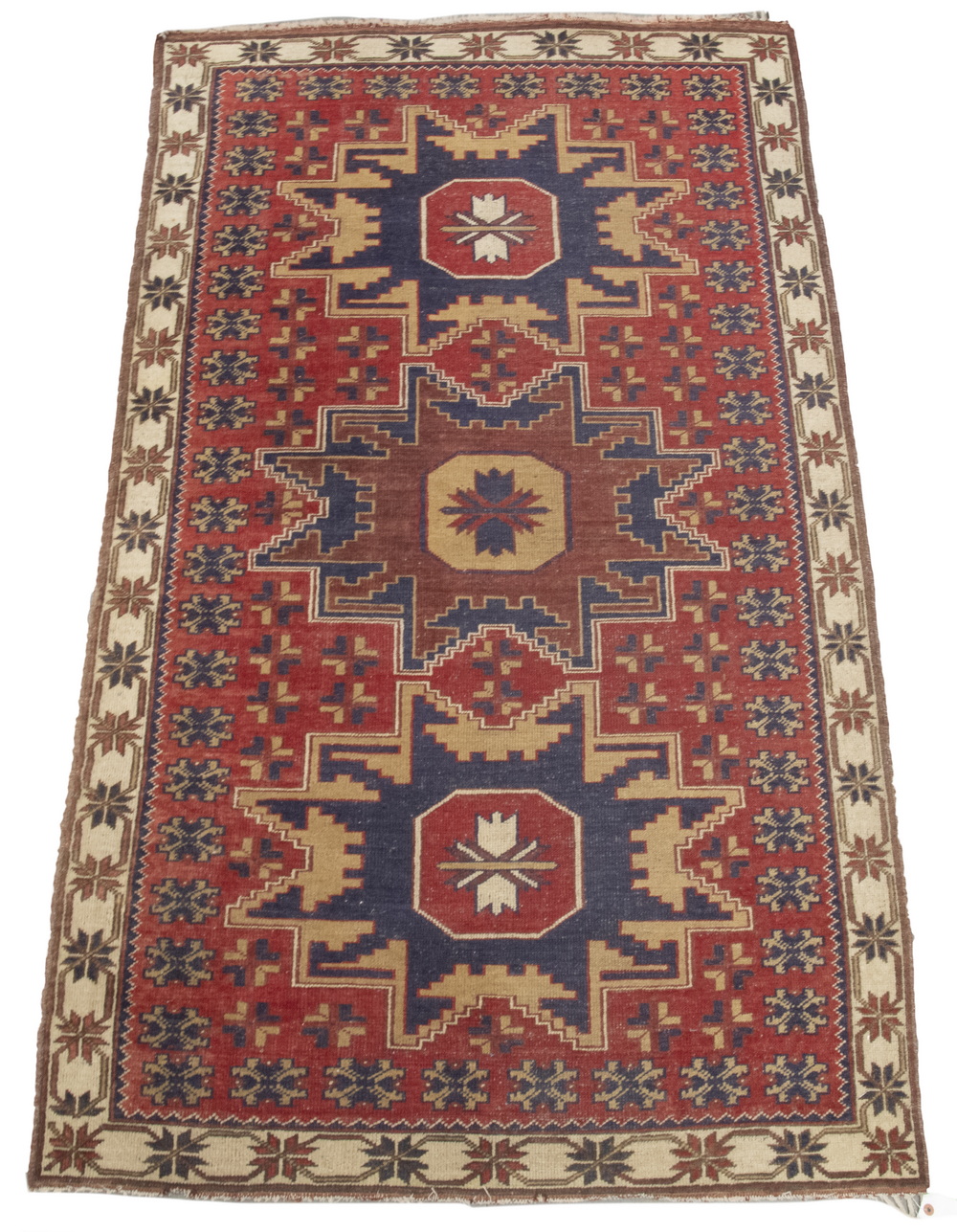 Appraisal: KAZAK RUG ' X ' Southwest Caucasus early th c