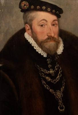 Appraisal: English School th Century Portrait of a Nobleman possibly Sir