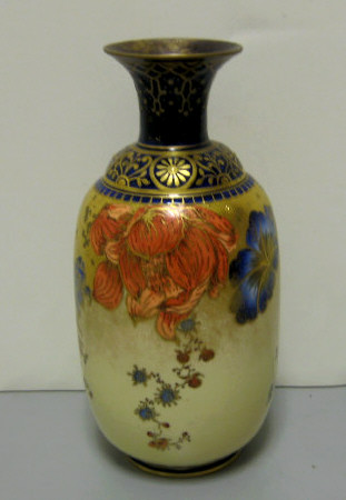 Appraisal: DERBY CROWN PORCELAIN CO LTD Pottery vase painted Imari style