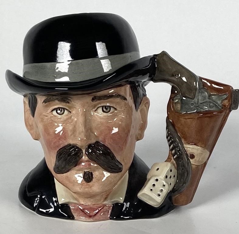 Appraisal: Vintage Royal Doulton DOC HOLIDAY D Toby Jug WILD WEST