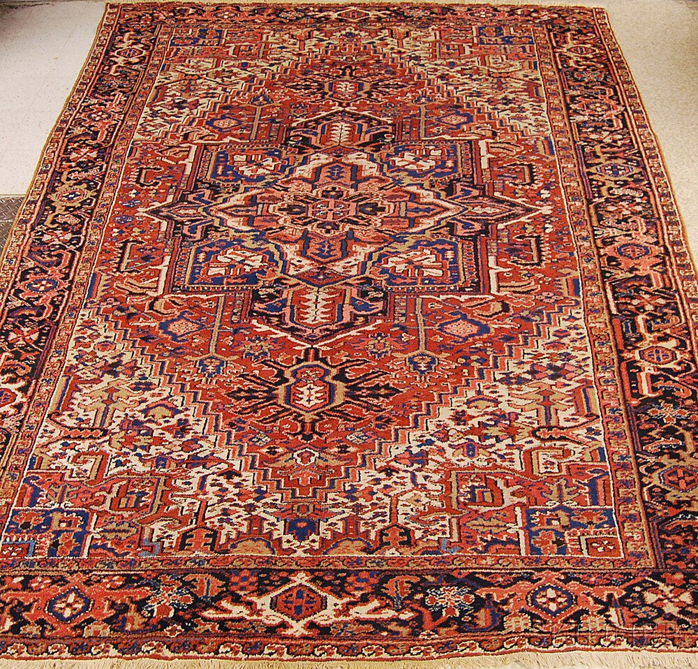 Appraisal: Heriz Carpet Northwest Persia second quarter th century approximately half