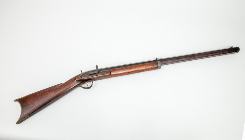 Appraisal: AMERICAN UNDERHAMMER STOCK SIDELOCK PERCUSSION RIFLE W GARDNER GENEVA Marked