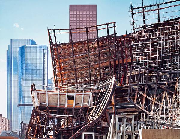 Appraisal: Grant Mudford Australian born Walt Disney Concert Hall Under Construction