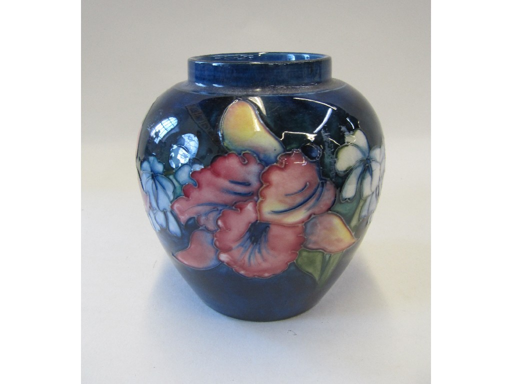 Appraisal: Moorcroft orchid pattern jar