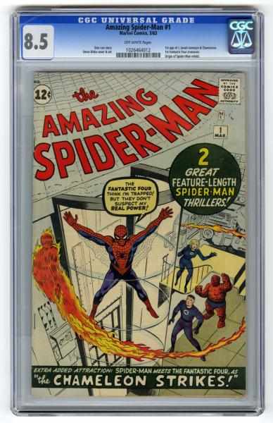 Appraisal: Amazing Spider-Man CGC Marvel Comics Stan Lee story with Steve