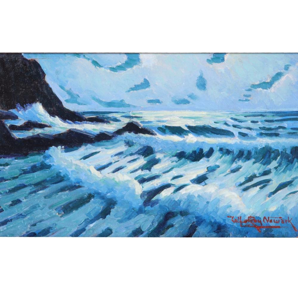 Appraisal: Wilbur Leroy Newark Ohio Arizona - The Sea oil on