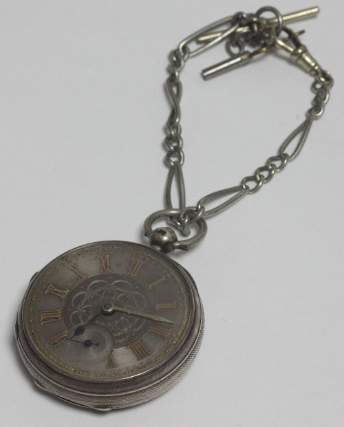 Appraisal: A late th Century open faced pocket watch the silver