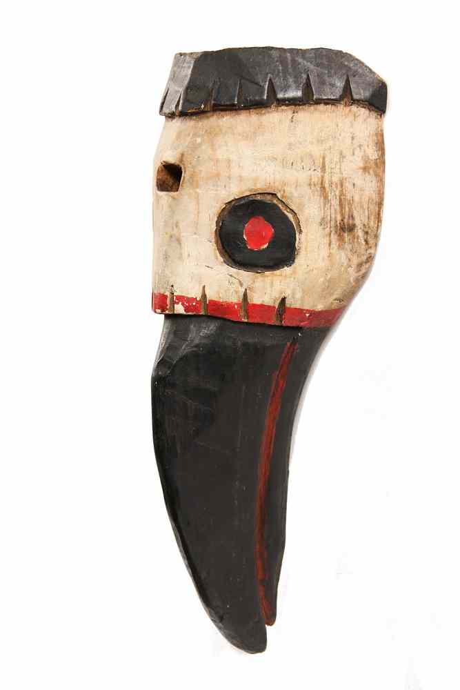 Appraisal: NATIVE AMERICAN CARVING - Early th c Northwest Indian Painted